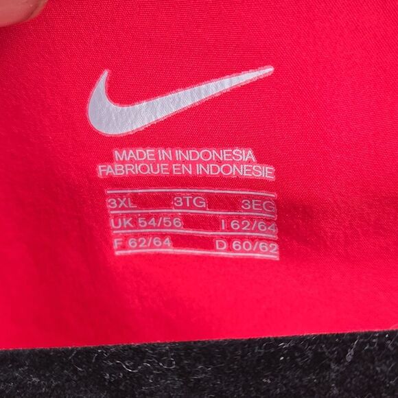 Rutgers Men's Scarlet Knights Red Black Windbreaker Shirt Nike Sz 3XL Golf Sport - Picture 4 of 10